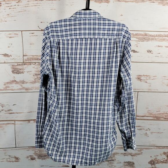 Peter Millar Plaid Button Up Cotton Size Large - Picture 2 of 5